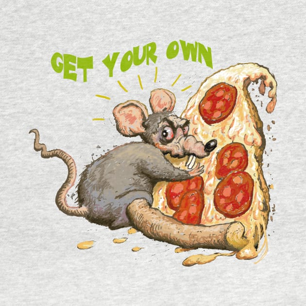 Pizza Rat by Lizarius4tees